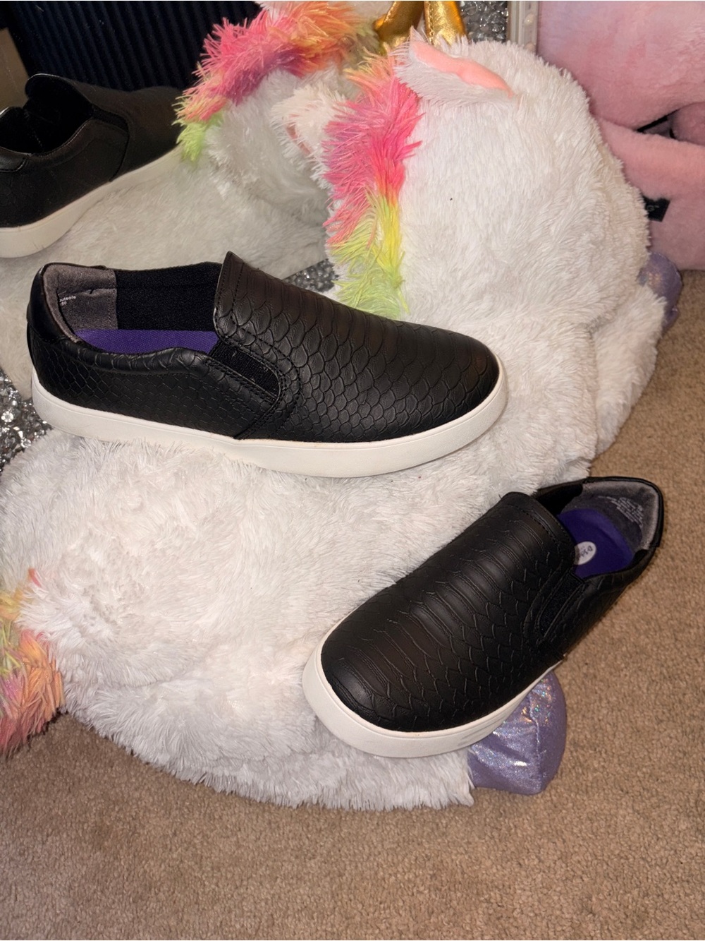 Slip-On Sneakers - Black